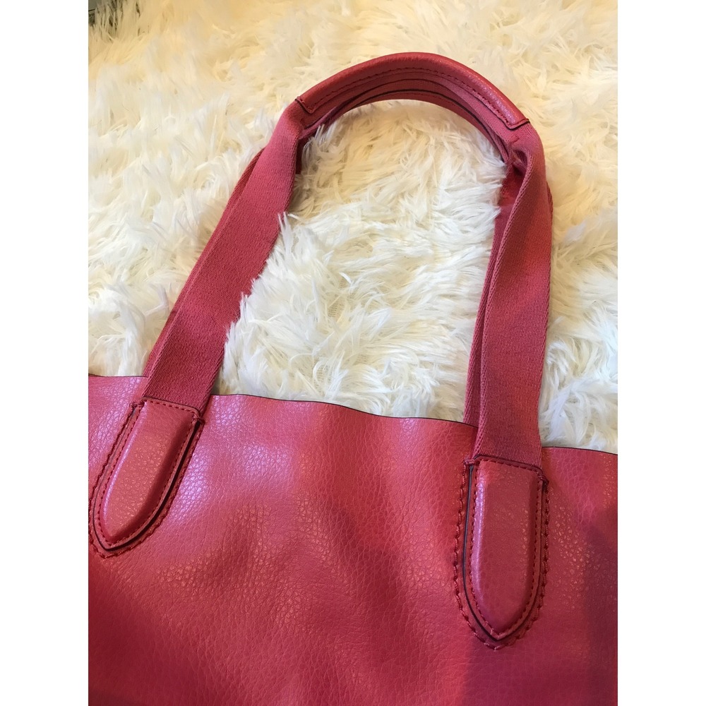 Coach Central Tote Pink Pebbled Leather Shoulder Bag F58660 Purple Interior - Picture 10 of 13